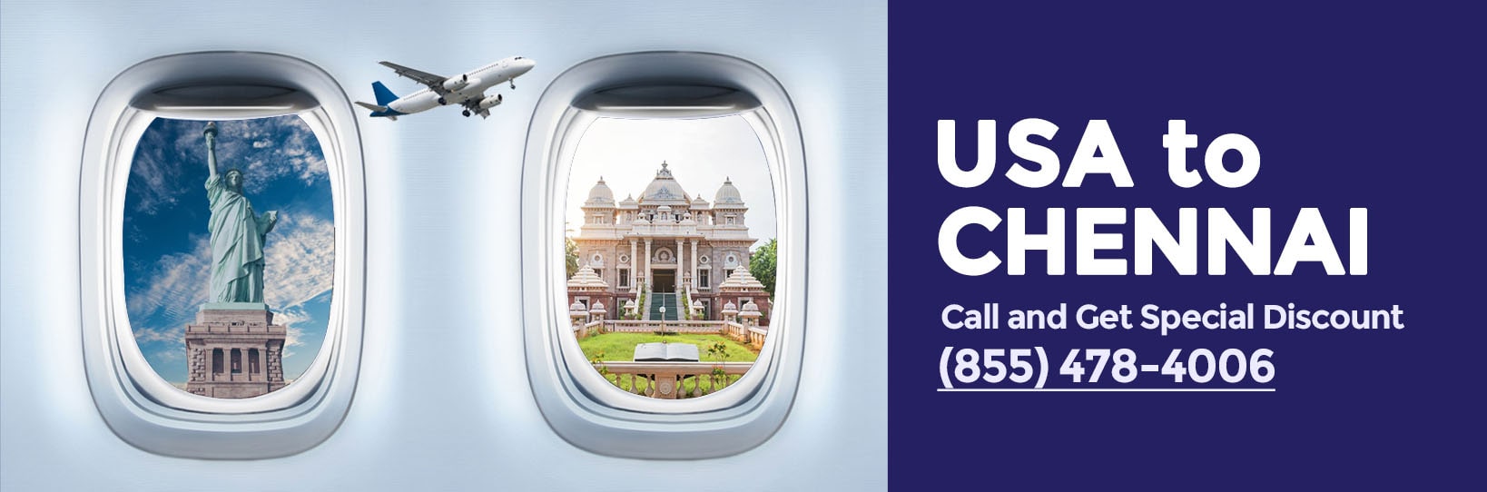 Flights Ticket from USA to Chennai | Direct, Non Stop Flights