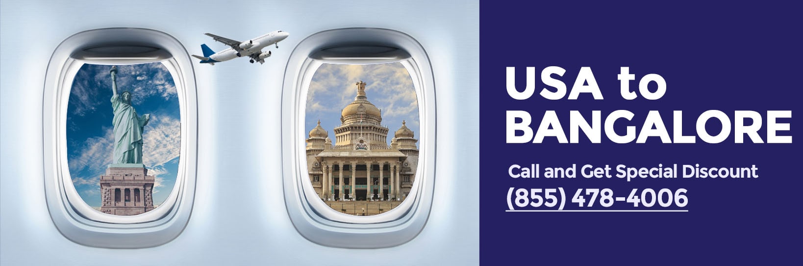 Direct Flights from USA to Bangalore | Non Stop Flight Booking