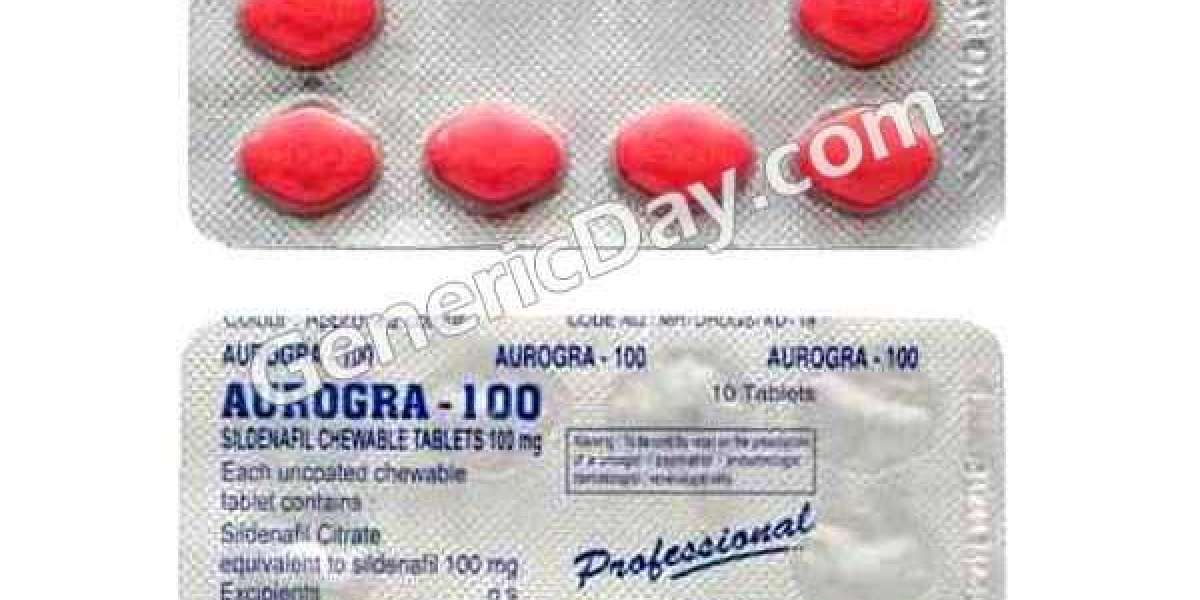Aurogra 100 Mg Medicine - Treat Erection Problems | Sildenafil Citrate
